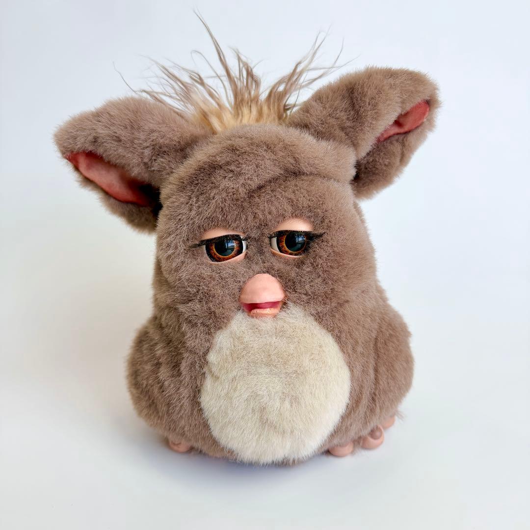 ファービー2 furby 英語版　不稼働　コーヒークリーム　ブラウン　レア