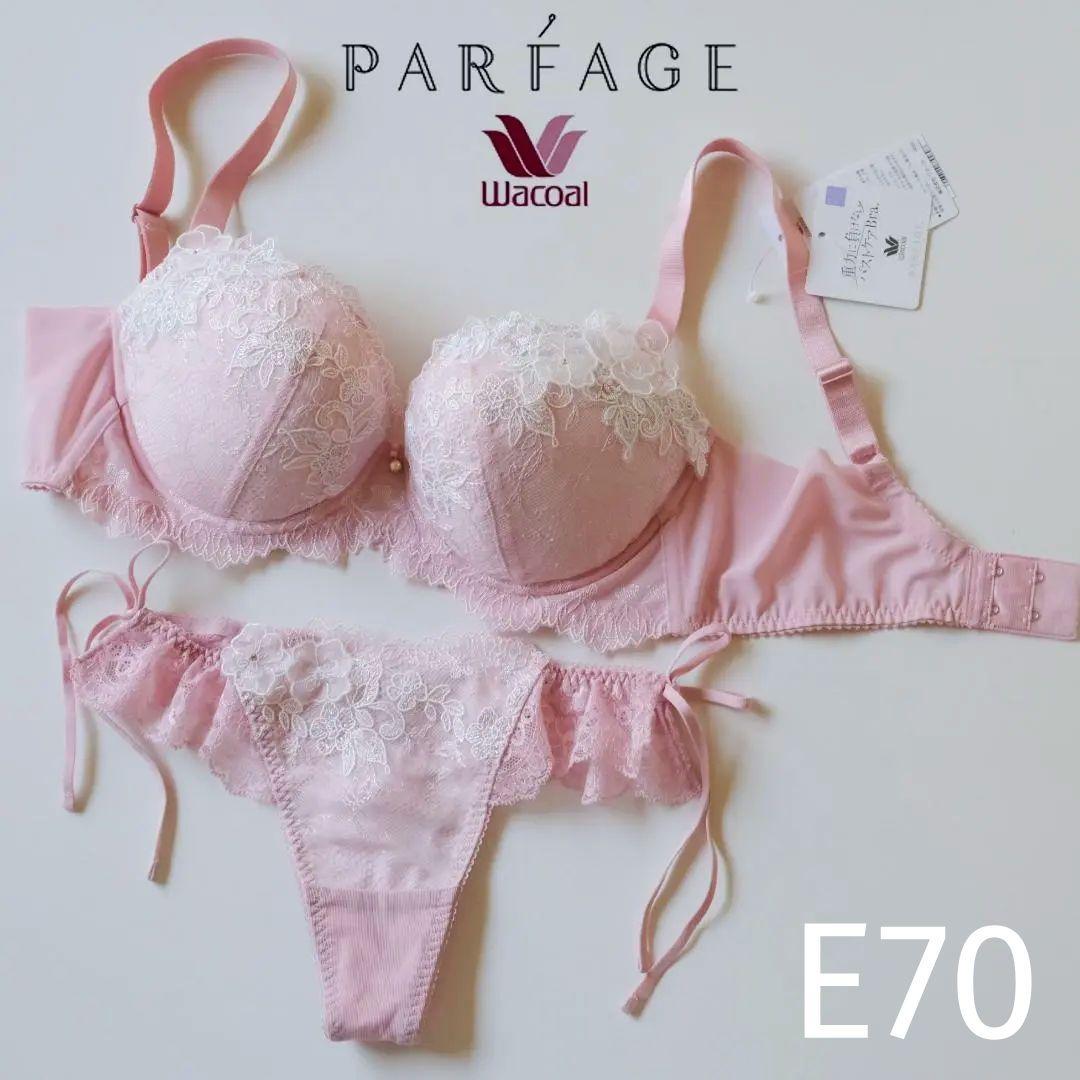 パルファージュ39S♪ブラE70&ショーツM ひも ワコール新品 パルファージュ39S♪ブラE70&ショーツM ひも ワコール新品 - メルカリ