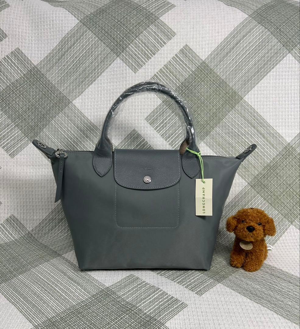 《LONGCHAMP》プリアージュ トップハンドバッグ　S/グレー