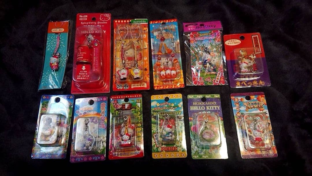 た*し様 ご当地ハローキティ ストラップ 12個セット　9