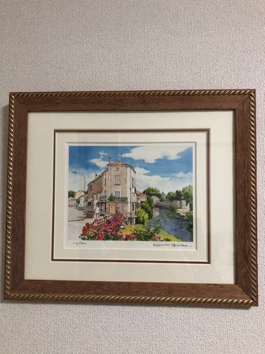 絵画 奥津国道 花のイソワール フランス 奥津国道 絵画 (版画/ジクレー) 花のイソワール 6381|アート＆フレーム