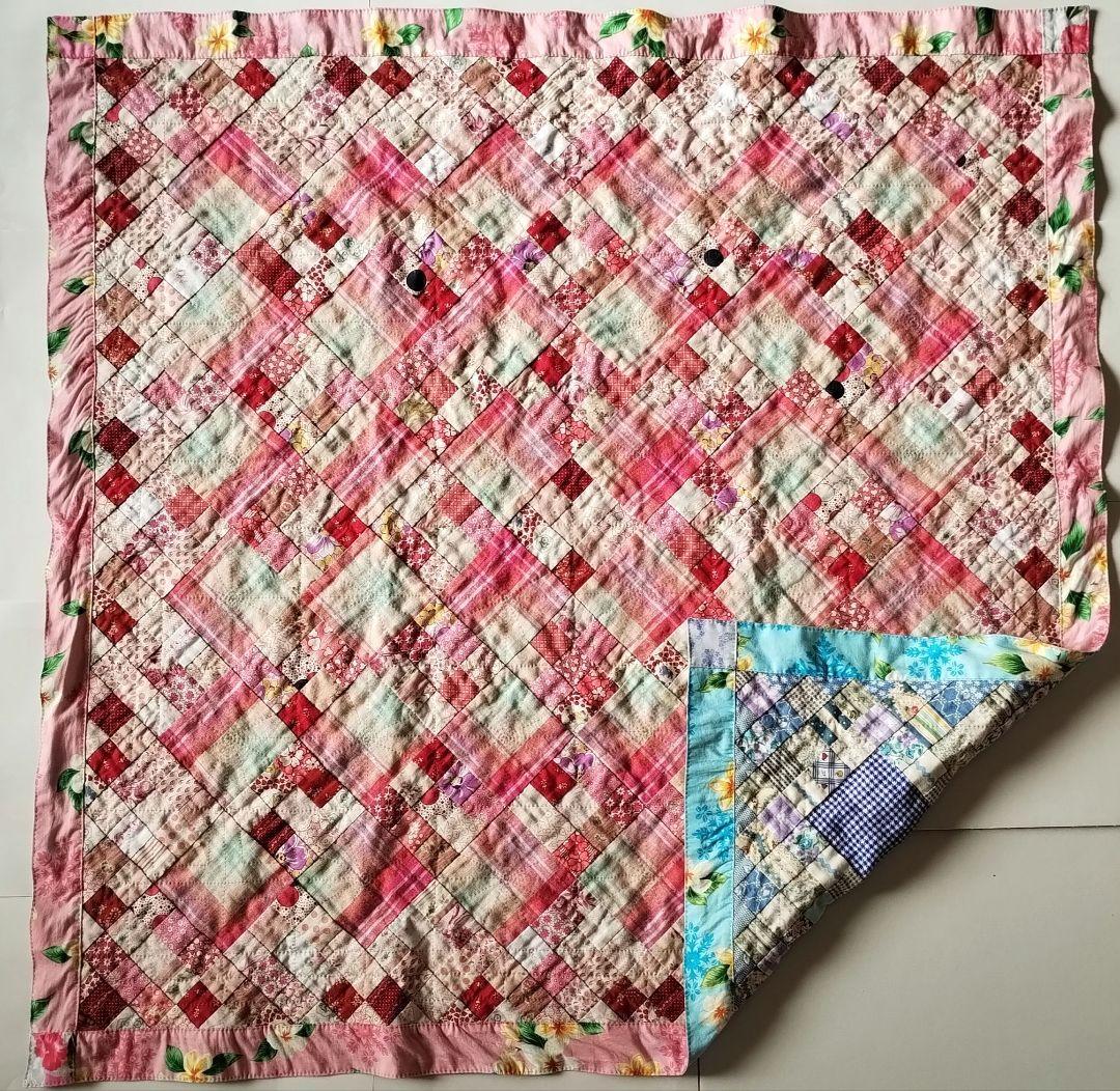 リバーシブルパッチワークキルト（サマーキルト)