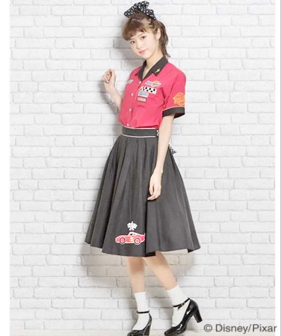 ディズニー シークレットハニー カーズ ボーリングシャツ スカート ピクサー