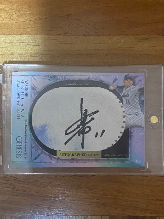 BBM Genesis2022 奥川恭伸　直筆サインボールカード ミントモール / MINT 立川店 / 2025 BBM 東京ヤクルトスワローズ 奥川