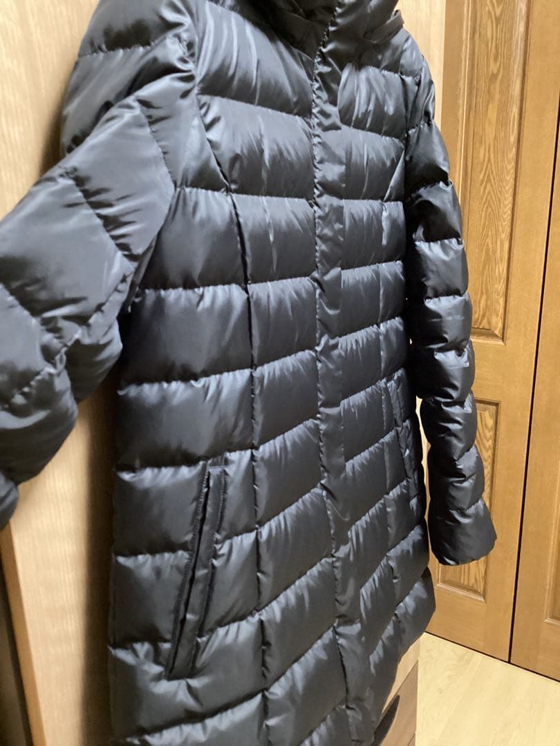 24AW 美品インディヴィ【洗える／撥水】ミドル丈ウォッシャブルダウン