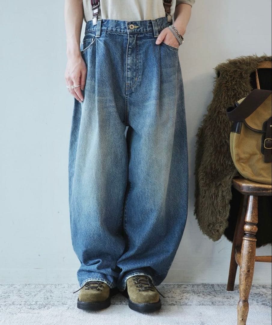 journal standard luxe 130Zデニム タックラウンドPT