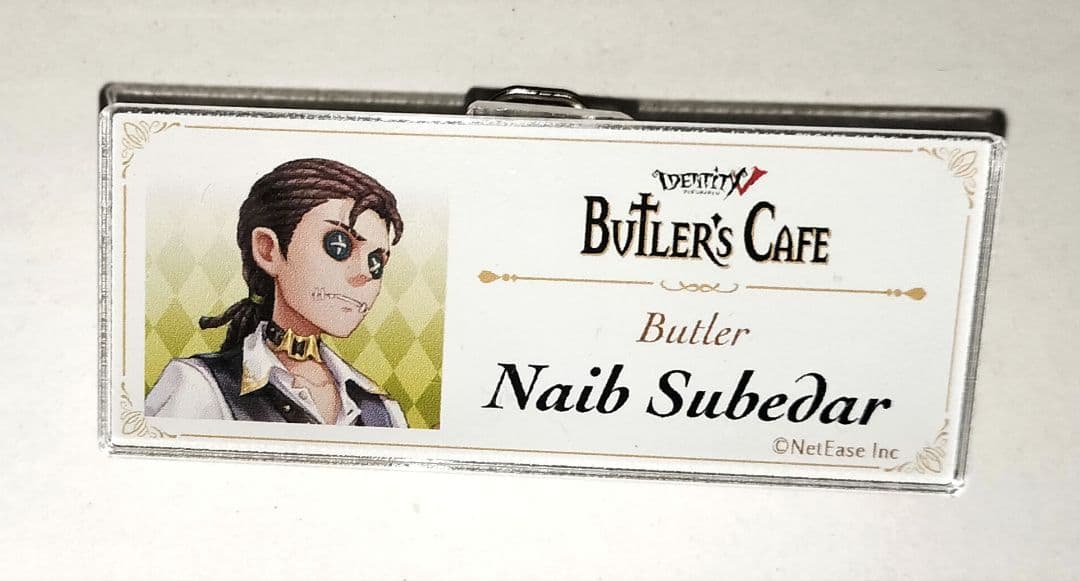 IdentityⅤ 第五人格 傭兵 ネームプレート バトラーズカフェ 2弾 Identity V 第五人格カフェ 第2弾 in スイパラのメニュー&グッズ公開!