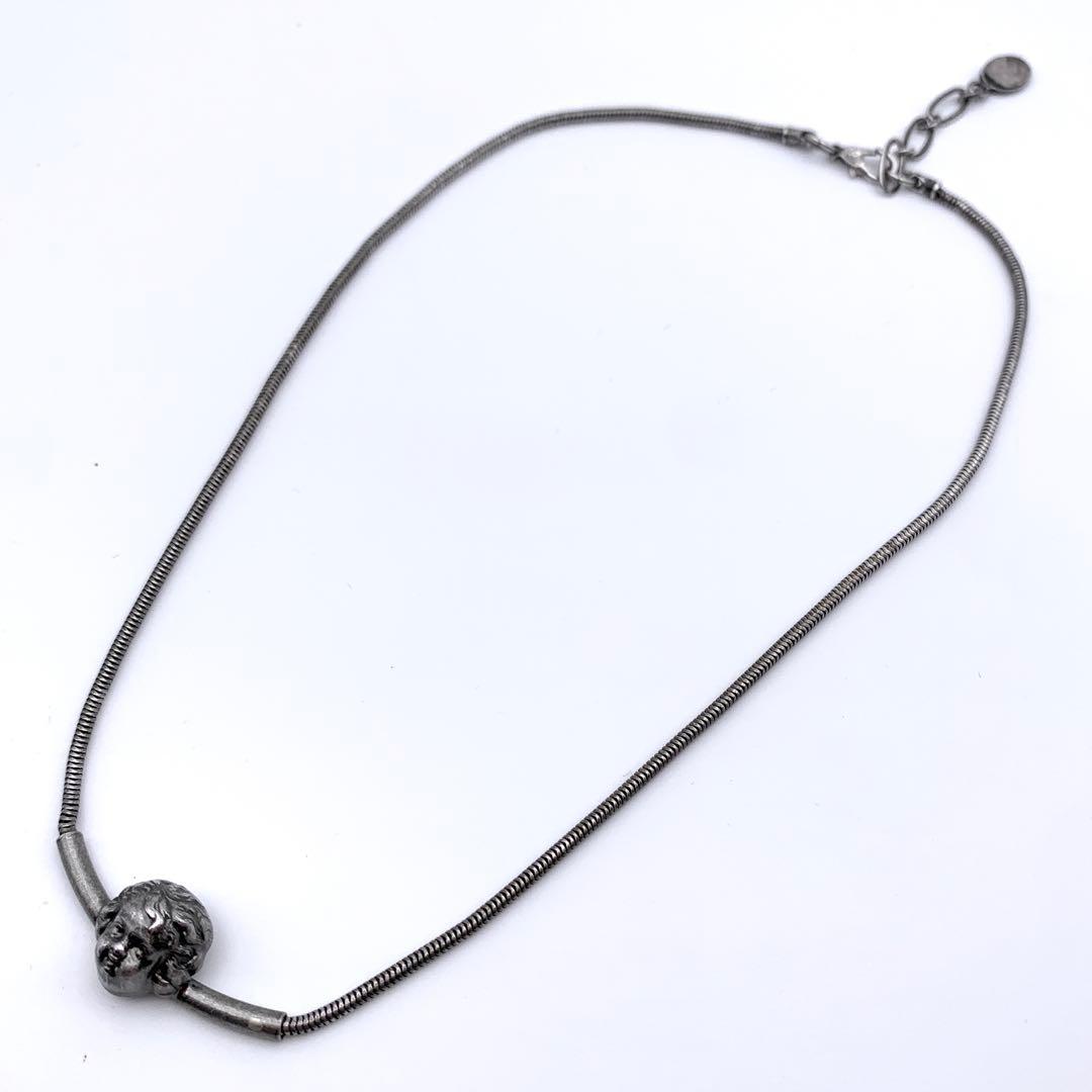 ジャンポール ゴルチエ Gaultier シルバー チェーンネックレス フェイス