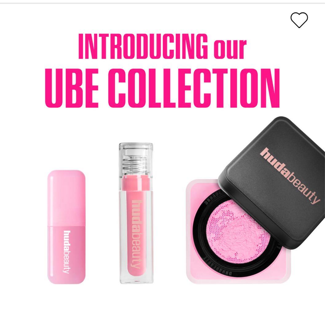 HUDA BEAUTY UBE COLLECTION 3点セット フーダビューティー 毛穴シワ解消 ルースパウダー セット力◎ (HUDA