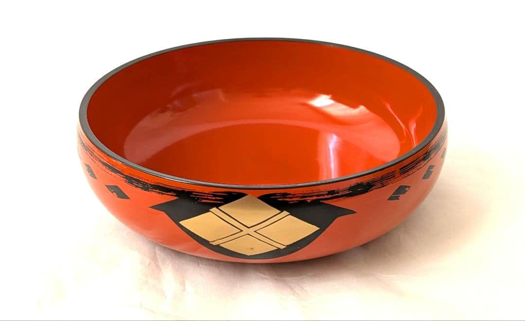 会津　漆器　菓子鉢