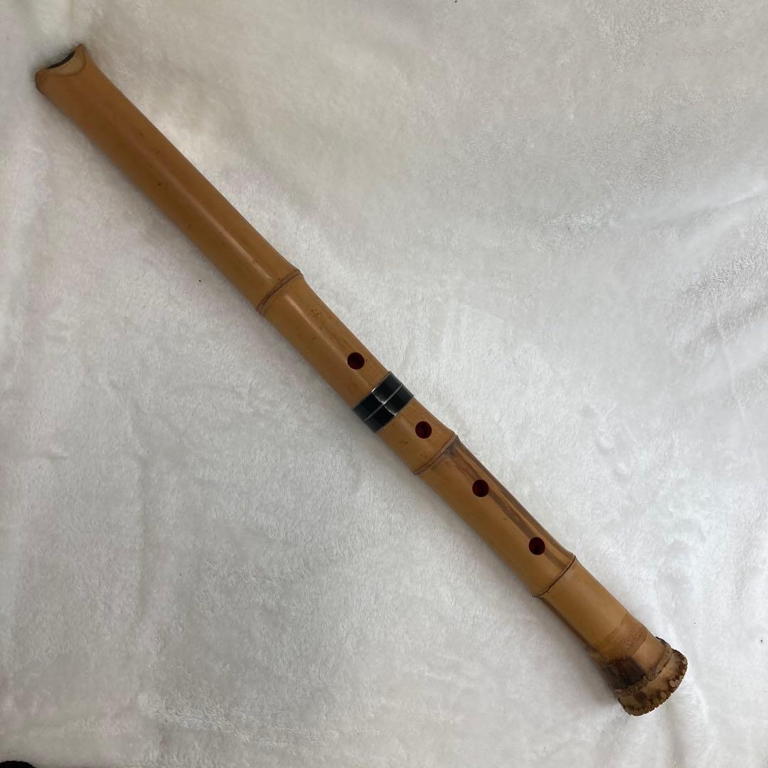 に*た様 尺八 篁山調 精華銘　一尺八寸　54.5cm 365.6g