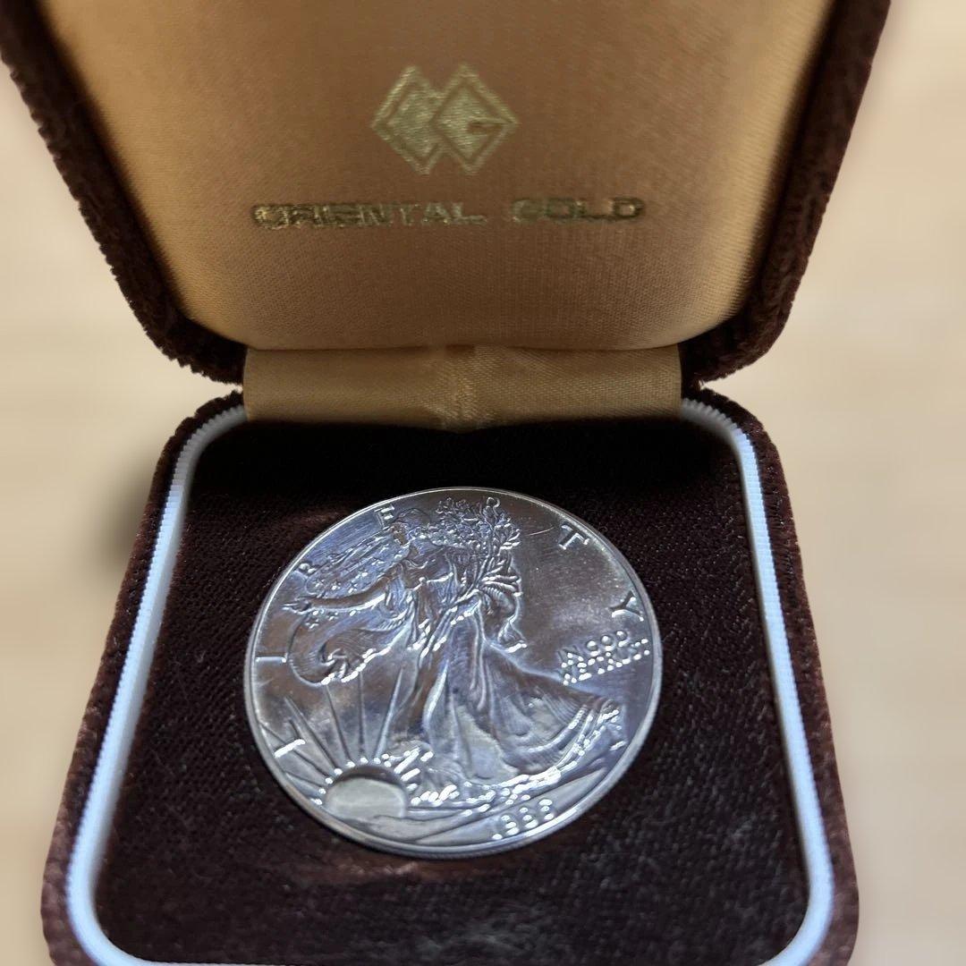 た*ん様 アメリカ シルバーイーグル 1ドル 銀貨 アメリカ】アメリカンシルバーイーグルダラー 1ドル 銀貨 1996［B