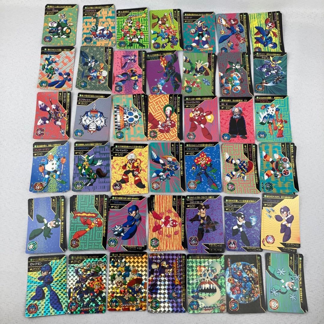 ロックマン カードダス パート4 全42種 78枚 フルコンプ キラカード6枚 ロックマン カードダス パート4 全42種 78枚 フルコンプ キラカード6枚