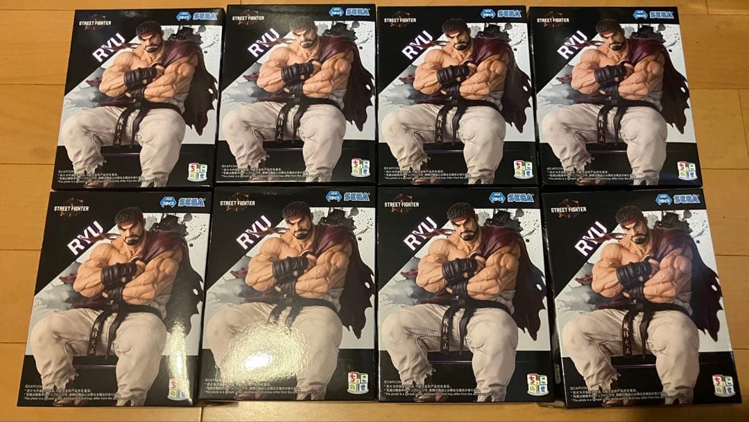 【8点セット】ストリートファイター6 ちょこのせプレミアムフィギュア リュウ