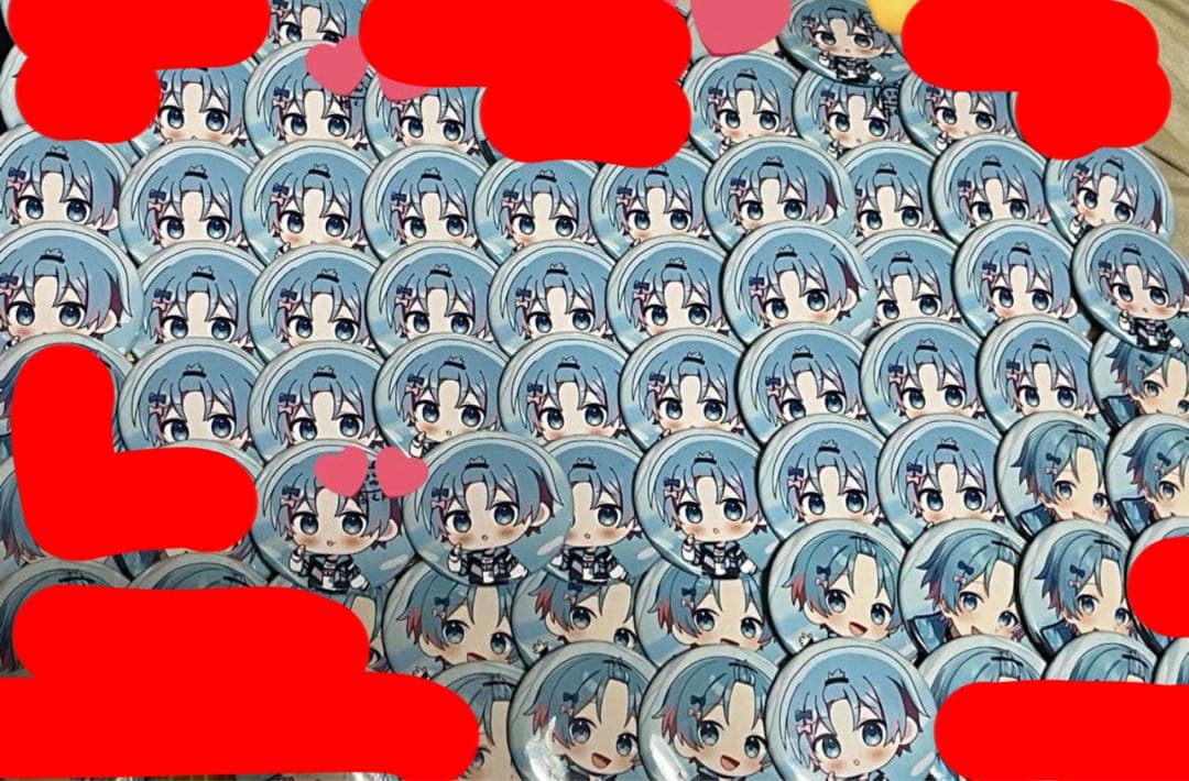 ゆたくん缶バッジまとめ売り 約60~