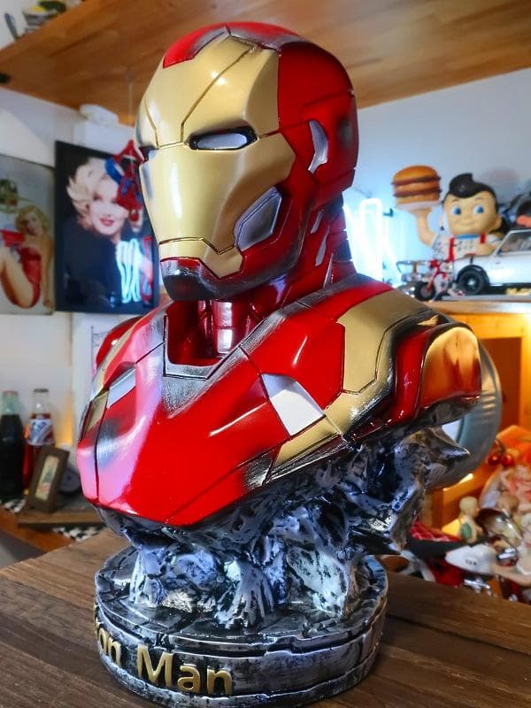 アイアンマン バスト 胸像 ダメージVer. フィギュア IRON MAN