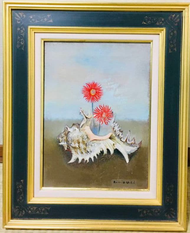 貝の花　油絵　F4(242×333mm)