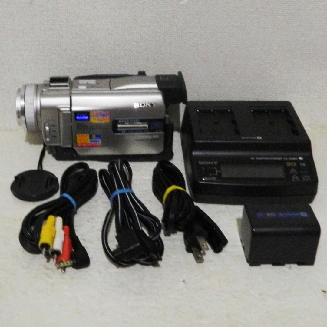 動作品 Sony DCR-TRV20 ② miniDV ビデオカメラ ダビングに ソニー DCR-TRV20 【動作良好】MiniDVビデオカメラ ダビングに最適