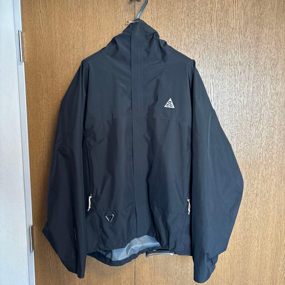 Nike ACG STORM-FIT マウンテンパーカー XL ブラック Nike ACG Storm-Fit 'Skull Peak' Black Full Zip Jacket, Size Large