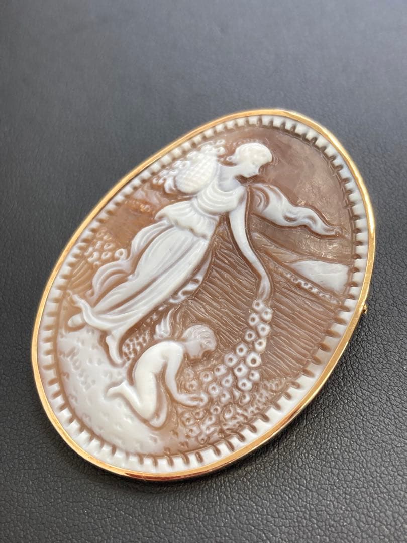 ✤作家ものシェルカメオ✤18金✤2ways ✤作家ものシェルカメオ✤18金✤2ways ✤作家ものシェルカメオ✤