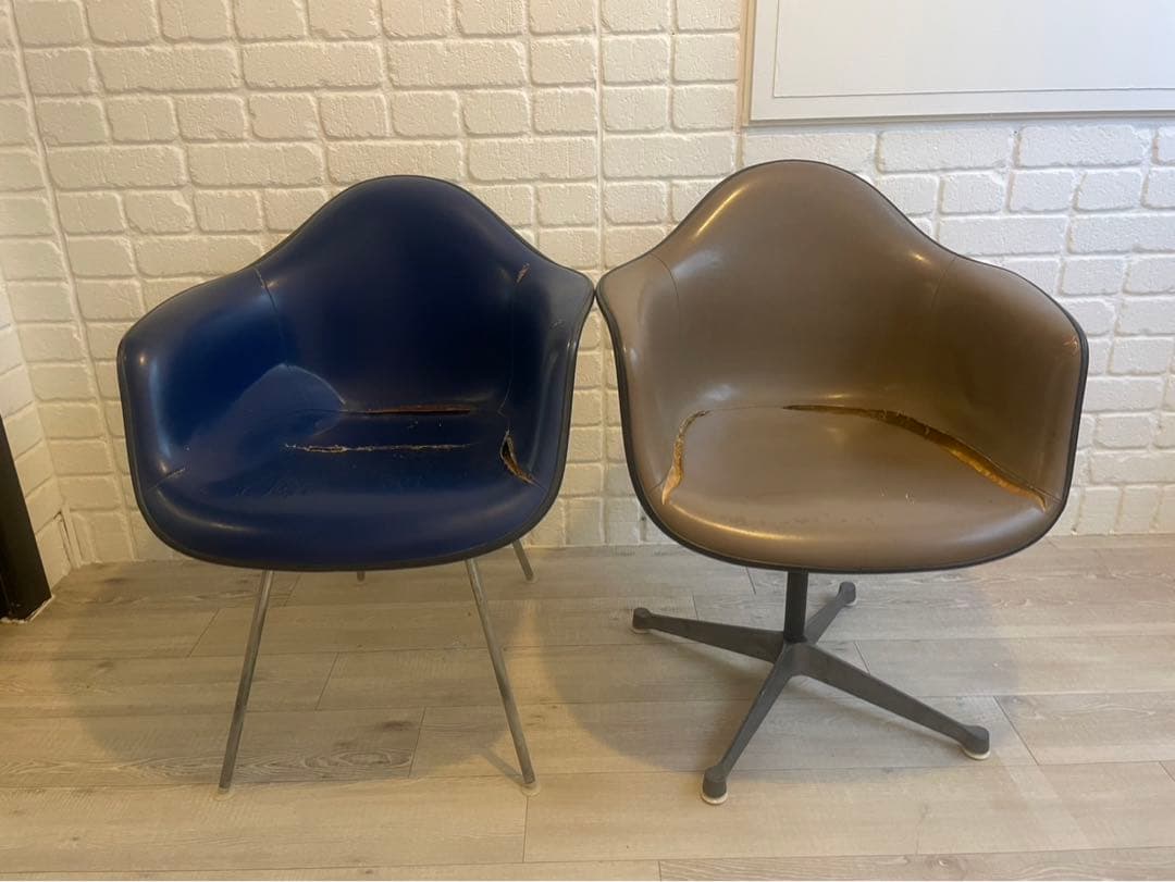 【Phoenix】イームズアームシェルチェア2セット Herman Miller Eames Molded Plastic Arm Shell Chair / ハーマン