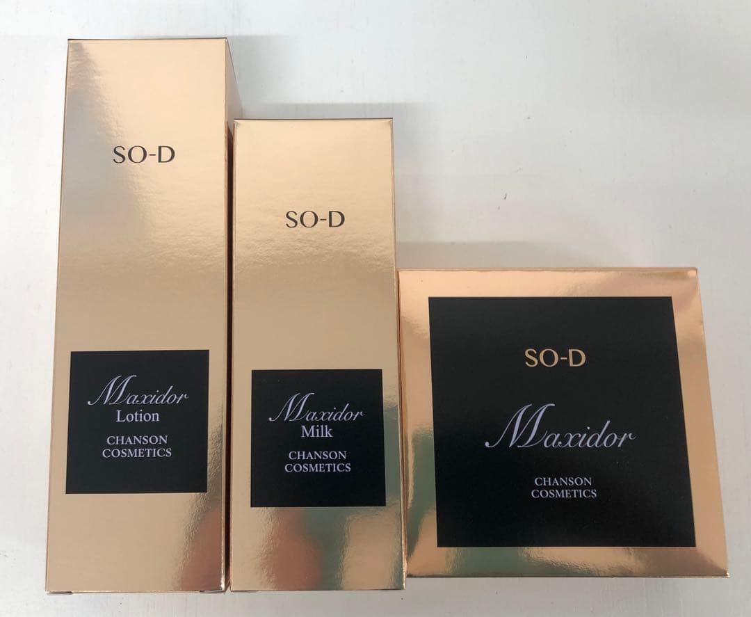 マキシドールローション＆ミルク　シャンソン化粧品