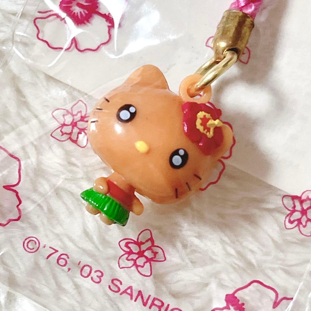 日焼けキティ ハワイアンキティ2003 キティちゃん 根付 ストラップ