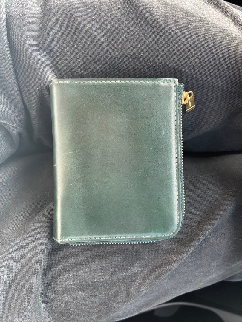 CRAFTSTO 緑色 二つ折り財布　クラフスト