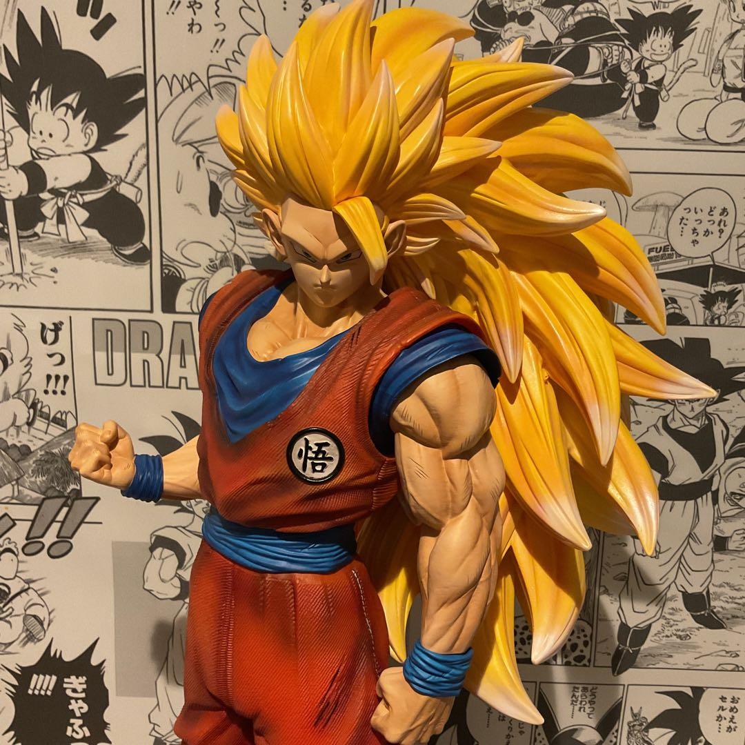 ドラゴンボール　孫悟空　スーパーサイヤ人3 ガレージキット　超大型タイプ54cm
