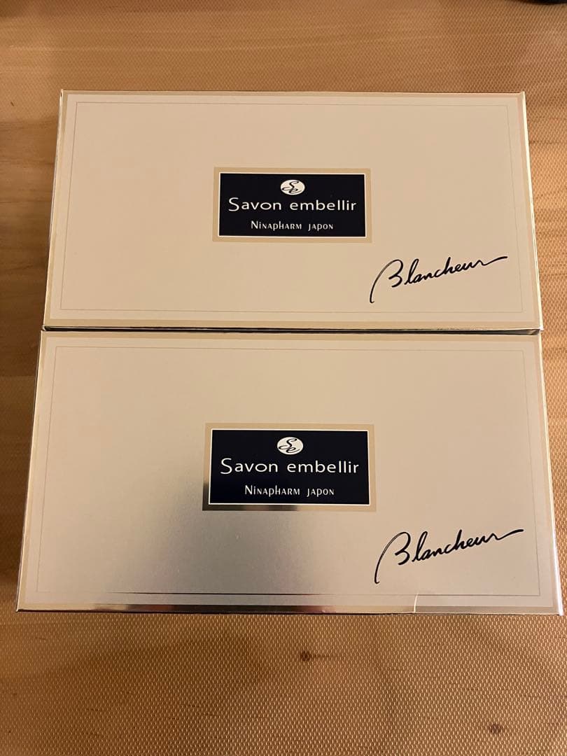 新品 ニナファーム　サヴォンアンベリールブランシュール　洗顔石鹸　80g×2