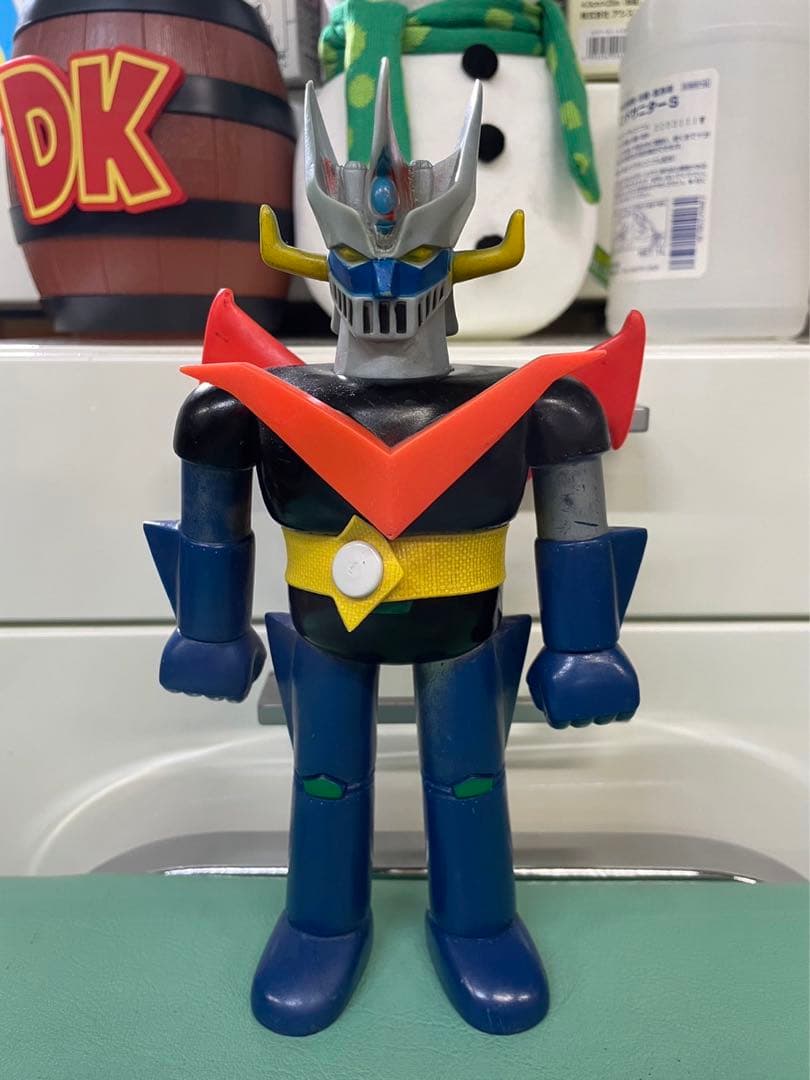 希少　グレートマジンガー　スクランブルダッシュ付き　ソフビ　当時物　バンダイ 工場の余剰在庫品『グレートマジンガー スクランブルダッシュ付き