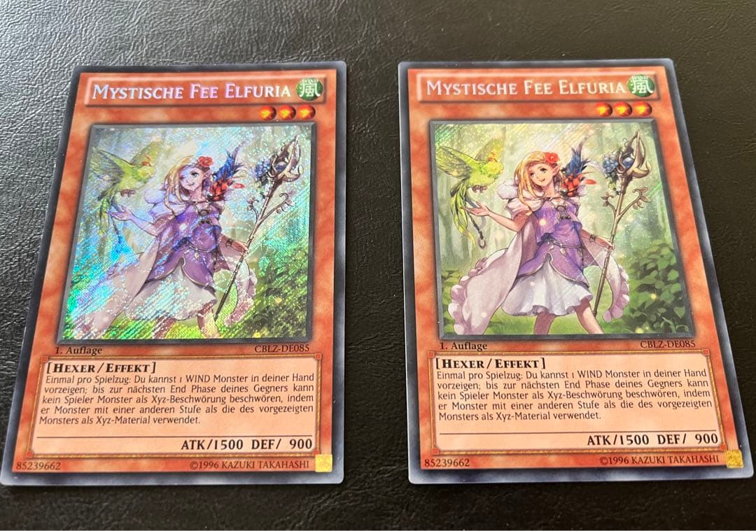 値下げ中！神秘の妖精エルフィリア　EU版ドイツ語　シークレットレア　エラーカード 値下げ中！神秘の妖精エルフィリア EU版ドイツ語 シークレットレア