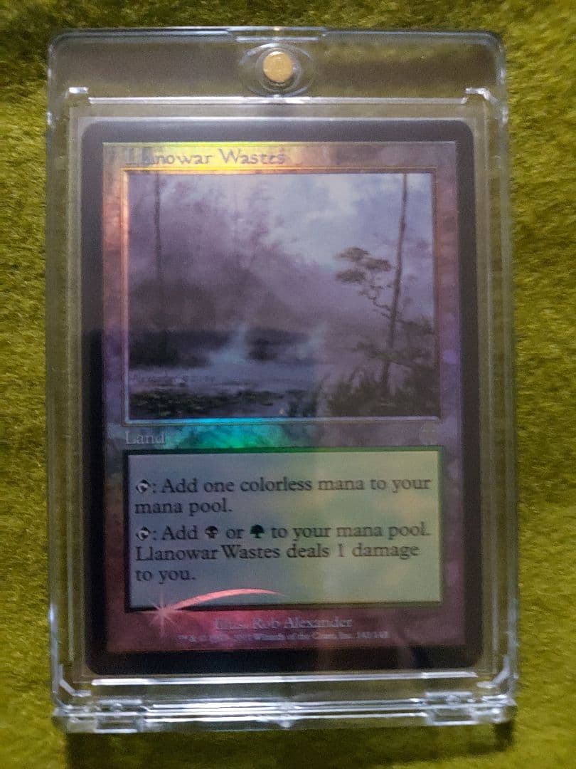新品 ラノワールの荒原 LlanowarWastes foil 英語版 APC