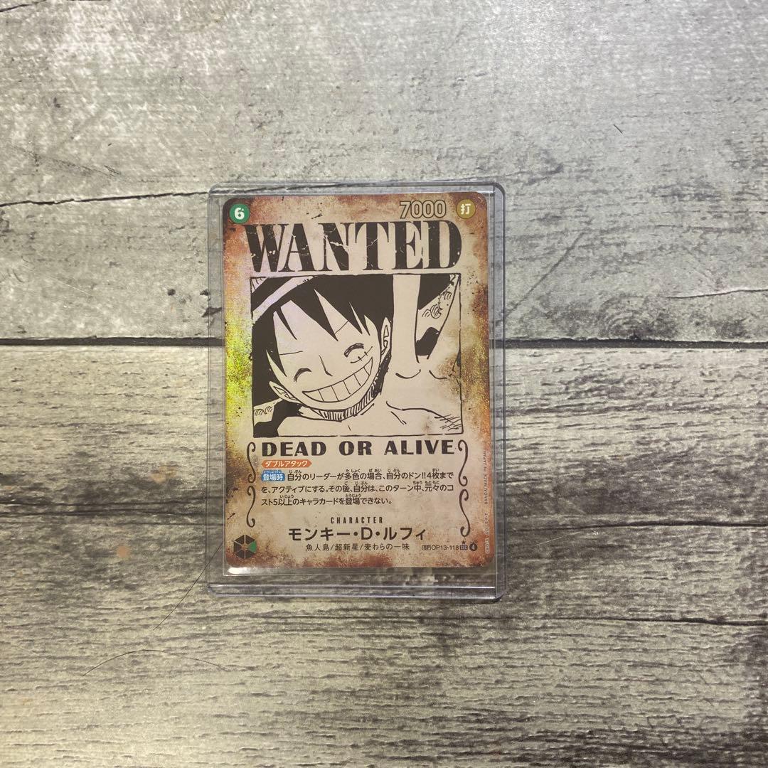 ワンピース カードゲーム モンキー・D・ルフィ 手配書　SP