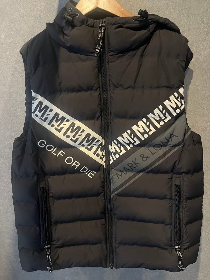 【美品】マークアンドロナ MARC&LONA ダウンベスト 48