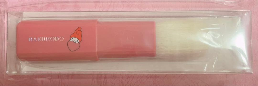 マイメロ チークブラシ サンリオ　メイク　化粧　ブラシ　マイメロディ 白鳳堂