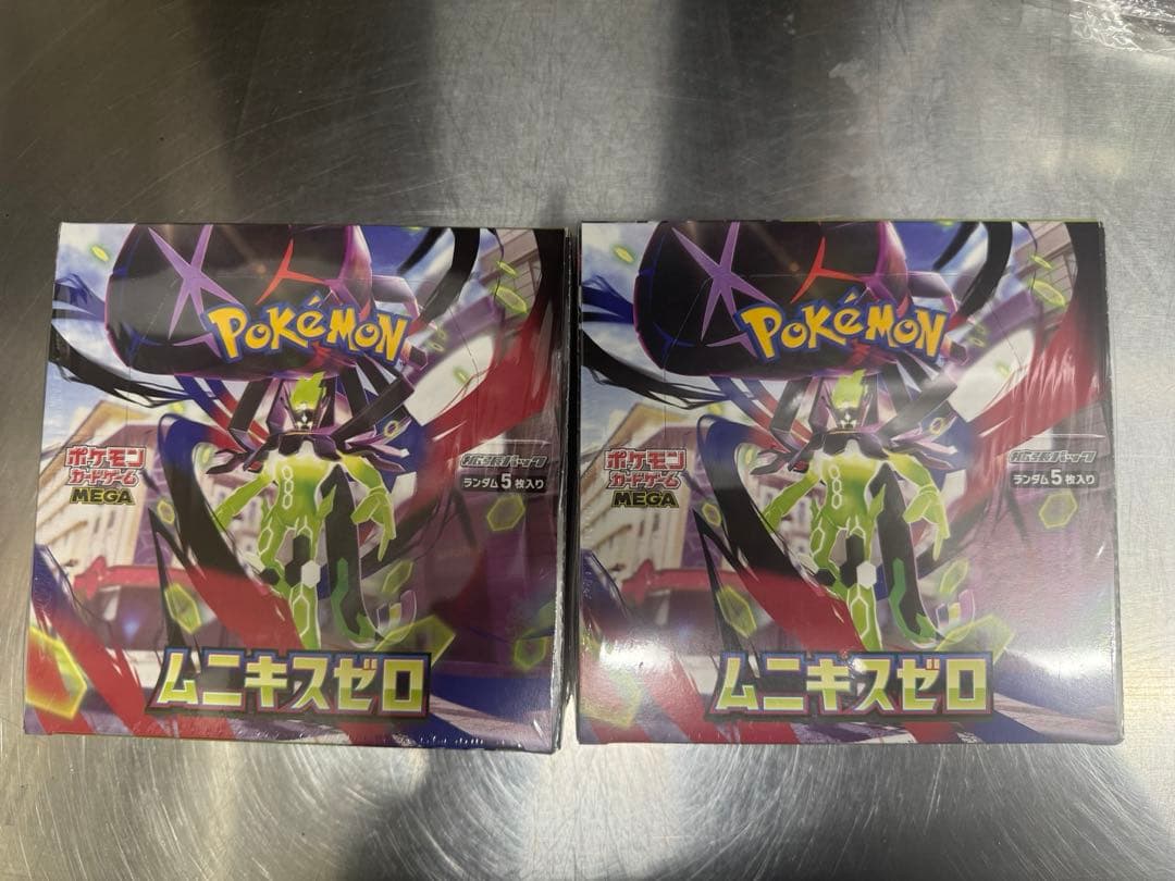 ポケモンカード ムニキスゼロ 2BOX シュリンク付き 新品未開封 ⚠️説明文必読 ポケモンカード ムニキスゼロ box シュリンク付き 未
