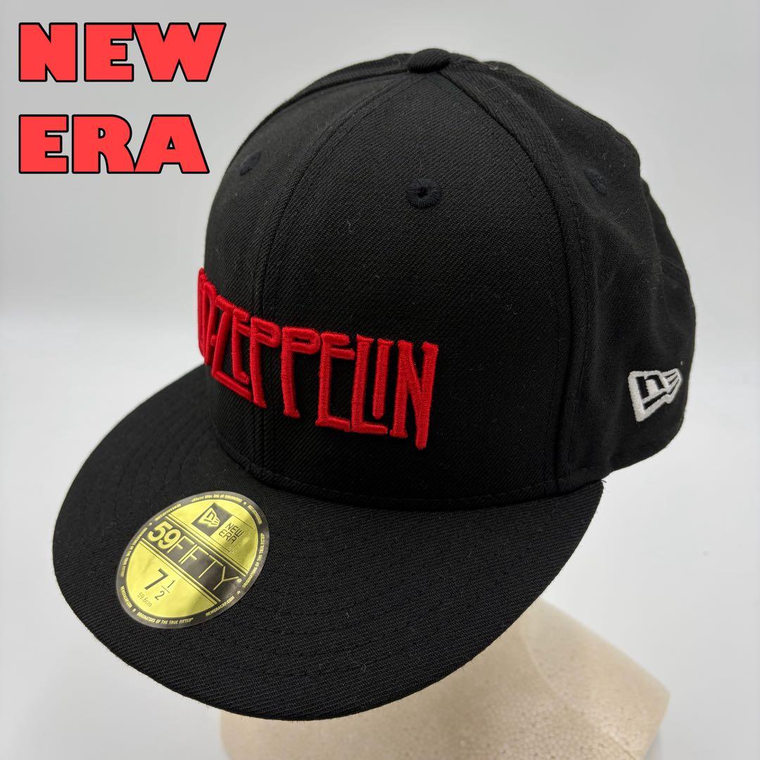 【NEW ERA】ニューエラ キャップ 希少 レッド・ツェッペリン 刺繍ロゴ