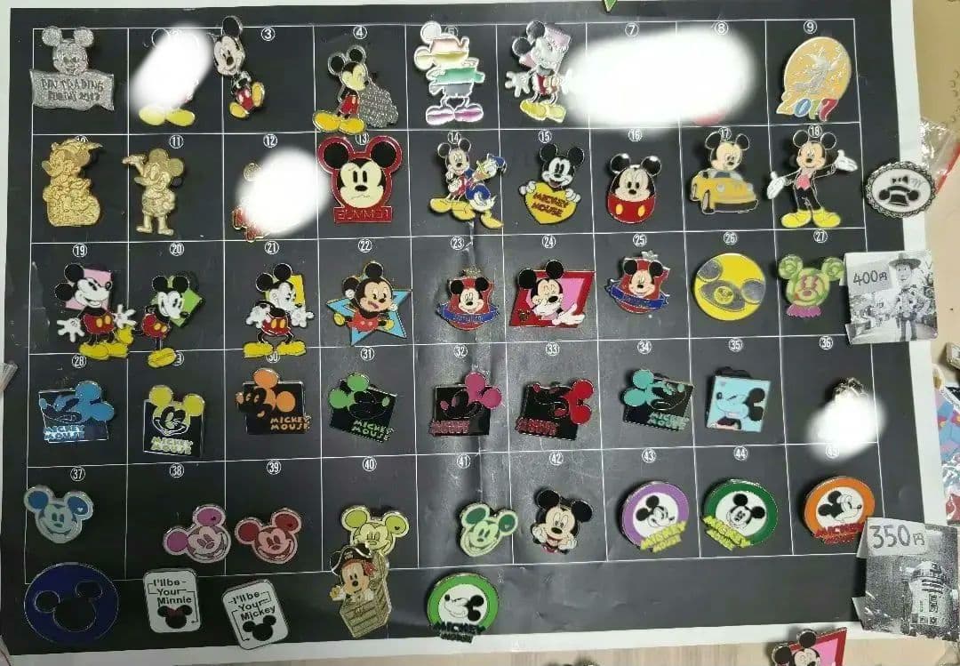 ディズニーピン　ミッキー　海外　ピントレ