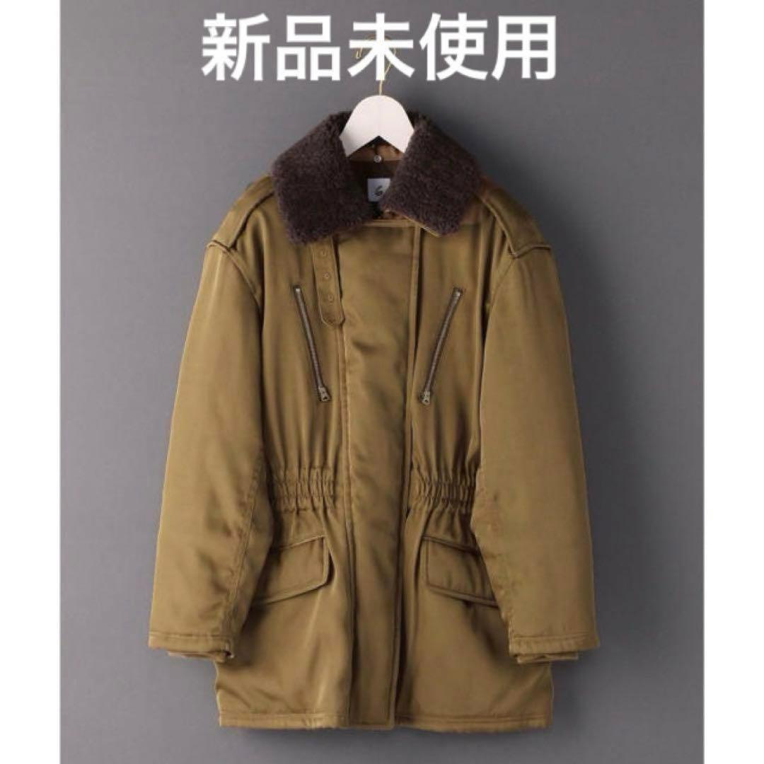 【新品】6(ROKU) BOA COLLAR ZIP COAT ボアコート