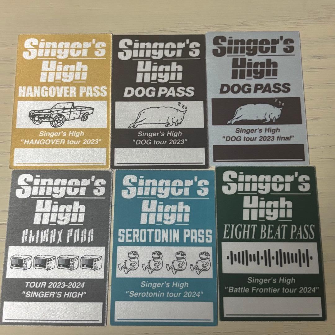 シンガーズハイ パスステッカー - メルカリ