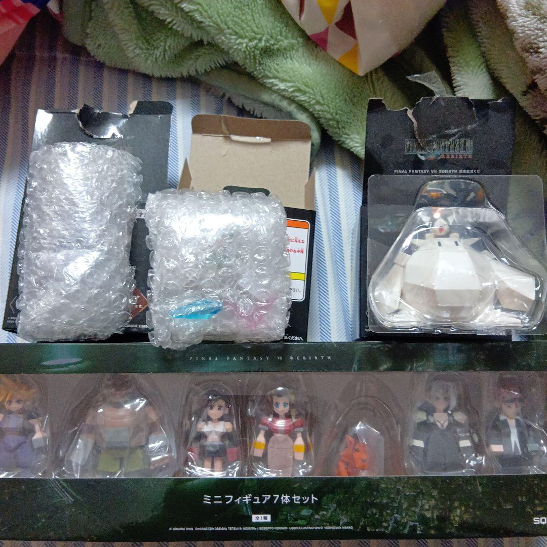一番くじ　ファイナルファンタジー　7 D賞 G賞 FF7 REBIRTH 発売記念くじ D賞 ミニフィギュア7体セット G賞 7体セット
