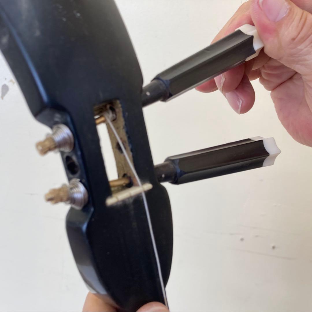 沖縄三線用「戻らんカラクイ」（戻らない調弦器具）DIYセット - メルカリ