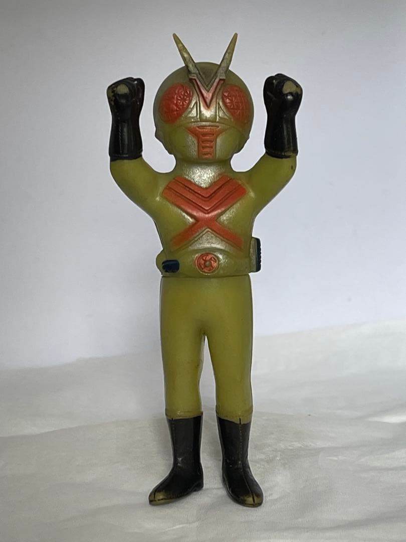 【大きな破損なし】ポピー　仮面ライダーX ミニソフビ　特撮　登場物　フィギュア ポピー ソフビフィギュア 仮面ライダーX｜トレファクONLINE