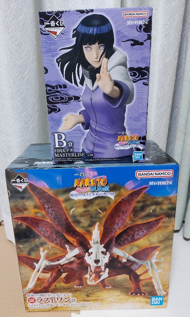 一番くじNARUTO ラストワン賞& B賞日向ヒナタ　　その他おまけあり