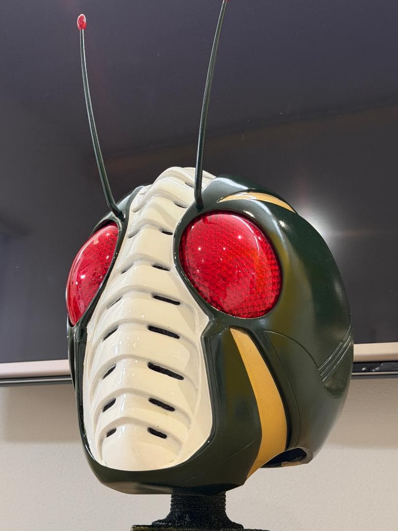 仮面ライダーZO　1/1　マスク　レプリカ　鑑賞用　FRP製 Yahoo!オークション -「仮面ライダー 1／1 マスク」の落札相場・落札価格