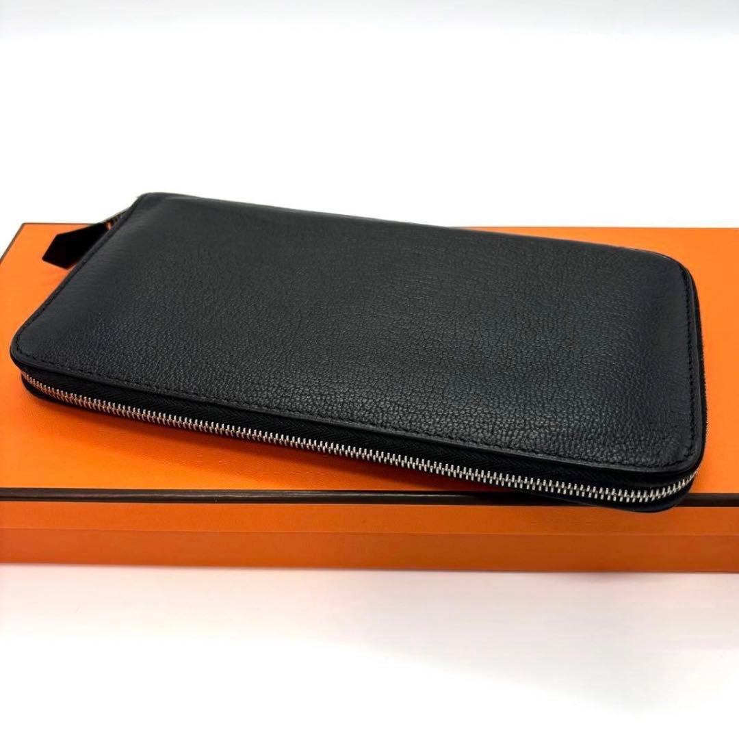 HIRO HERMES エルメス アザップロング 黒 オールレザー ブラッ