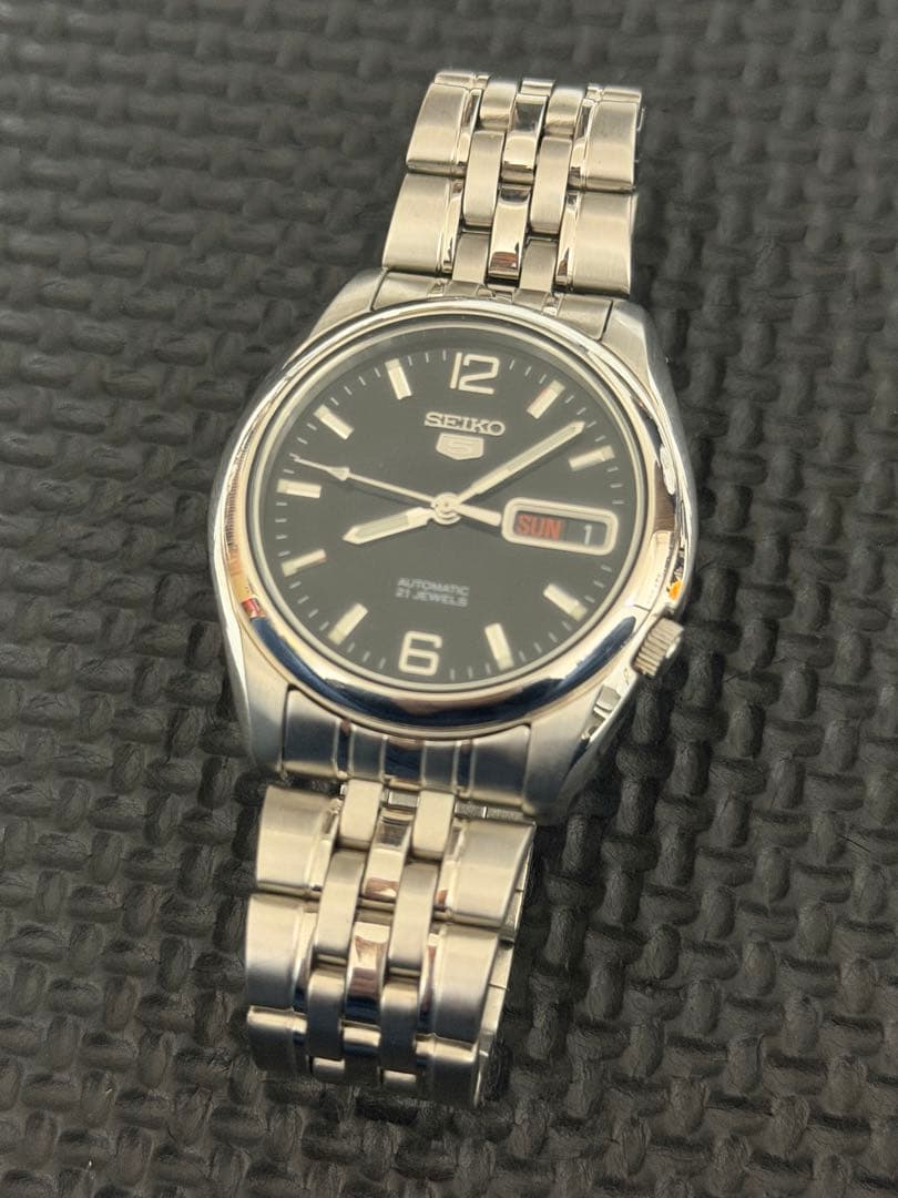 SEIKO5 メンズ腕時計 自動巻き 裏スケ 7S26-01V0
