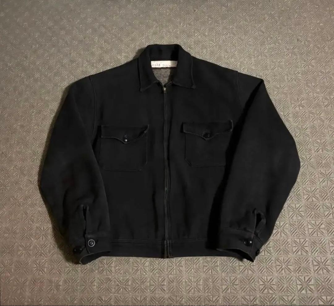 60s ウィップコード コットン ジャケット 墨黒 ブラック 2nd 50s