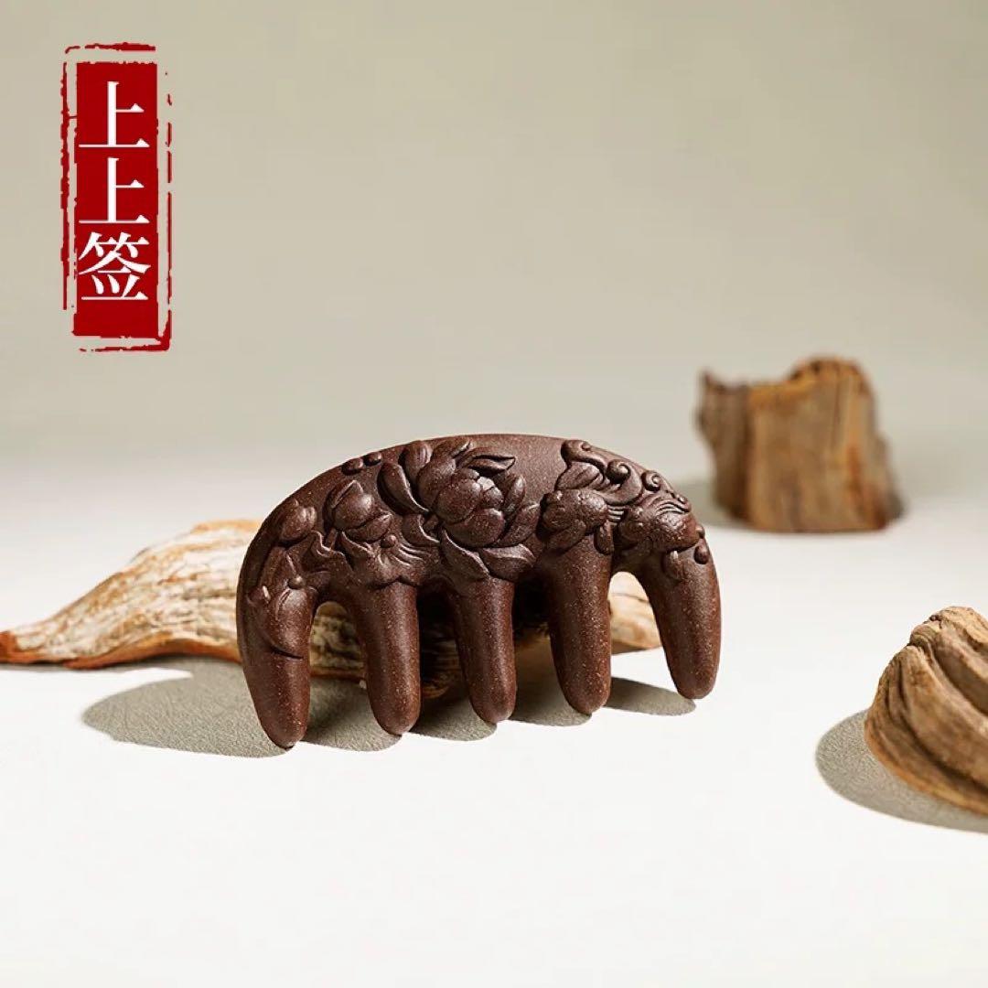 漢方素材の手工按摩櫛